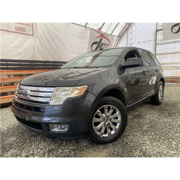 E3 -- 2007 FORD EDGE SEL SUV, BLACK, 244,471 KMS