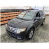 Image 4 : E3 -- 2007 FORD EDGE SEL SUV, BLACK, 244,471 KMS