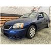 Image 2 : A12H --  2009 MITSUBISHI GALANT ES , Blue, 215550 KM