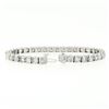 Image 4 : 18k White Gold 12.21 ctw 37 Round Large Diamond Line Tennis Statement Bracelet