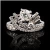 Image 1 : 1.01 ctw Diamond Platinum Ring (1.85 ctw Diamond)