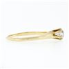 Image 5 : Antique Victorian 14k Gold 0.36 ctw Old Mine Cut Diamond Solitaire Engagement Ri