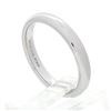 Image 7 : Tiffany & Co. Platinum Unisex 3.5mm Classic Polished Stackable Wedding Band Ring