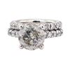 Image 2 : 3.65 ctw Diamond Ring - 14KT White Gold
