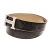 Image 5 : Hermes Black Leather Constance H Belt