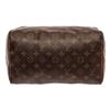Image 4 : Louis Vuitton Brown Monogram Canvas Leather Speedy 30 Satchel Bag