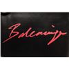 Image 6 : Balenciaga Black Leather Everyday Script Logo Medium Pouch