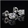 Image 2 : 2.03 ctw Diamond 18K White Gold Earrings