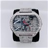 Image 1 : Dunamis Hercules Stainless Steel Diamond Encrusted Wristwatch