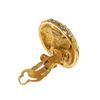 Image 6 : Chanel Gold CC Rhinestone Clip On Earrings