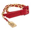 Image 2 : Chanel Red Lambskin Leather Micro Mini Pochette Waist Belt