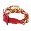 Image 4 : Chanel Red Lambskin Leather Micro Mini Pochette Waist Belt