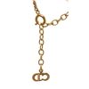 Image 5 : Christian Dior Gold-tone CD Pendant Charm Necklace