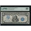 Image 1 : 1899 $5 Chief Silver Certificate PMG 40