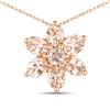 Image 1 : 10KT Rose Gold 0.99ctw Morganite Pendant