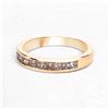 Image 4 : 14KT Yellow Gold 0.73ctw Champagne Diamond Ring