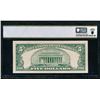 Image 2 : 1934D $5 Silver Certificate PCGS 66PPQ