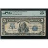 Image 1 : 1899 $5 Chief Silver Certificate PMG 25