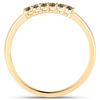 Image 2 : 14KT Yellow Gold 0.27ctw Green Diamond Ring
