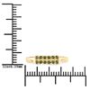 Image 3 : 14KT Yellow Gold 0.27ctw Green Diamond Ring