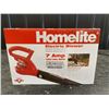 Image 1 : New Homelite electric blower 7 amp  "NO RESERVE"