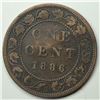 Image 1 : Canadian Large Cent 1886 F+