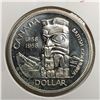 Image 1 : 1958 Queen Elizabeth II Canadian Silver Dollar CHOICE UNC