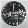 Image 1 : 1984 Queen Elizabeth II Canadian Silver Dollar UNC