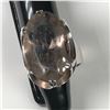 Image 2 : Vintage Halmarked  Sterling Silver Ring With Large Topaz