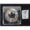 Image 1 : One troy ounce; 2020  .9999% pure silver Canadian Maple Leaf bullion coin with security