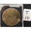 Image 1 : One 1956 Canadian 80% Silver Dollar, sealed in case. even heavy toning, rarer coin, 