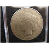 Image 2 : One 1923 S American Liberty Peace Silver Dollar coin, 90% pure silver, sealed in case, 