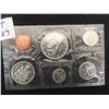 Image 1 : One Set of uncirculated, untouched, 1965 Canadian Silver coin set sealed in original RCM 