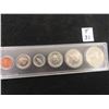 Image 1 : One Set of uncirculated, 1965 Canadian Silver coin set sealed in original RCM hard Lucite