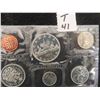 Image 1 : One Set of uncirculated, untouched, 1965 Canadian Silver coin set sealed in original RCM