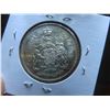 Image 2 : Two; Canadian 1966 and 1967 (both coins in nice shape) Canadian 50 cent pieces, 80% silver