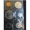 Image 2 :  One Set of 1963 Canadian coin set, BU-PL 80% silver, sealed in original RCM cellophane,