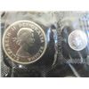 Image 8 :  One Set of 1963 Canadian coin set, BU-PL 80% silver, sealed in original RCM cellophane,