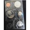 Image 2 :  One Set of 1966 Canadian coin set, BU-PL 80% silver, sealed in original RCM cellophane, 