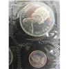 Image 8 :  One Set of 1966 Canadian coin set, BU-PL 80% silver, sealed in original RCM cellophane, 