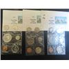 Image 1 : Three Sets; 1967 (80% silver), 1968 (50 or 80% silver), 1969 (Not Silver); Canadian coin sets 