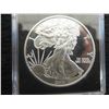 Image 3 : One SMI American Walking Liberty 999 one troy ounce silver round, sealed in case, uncirculated