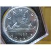 Image 2 : One 1965 Canadian 80% Silver dollar, sealed in its own case; VERY HIGH Grade, BU-PL-MS, 