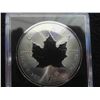 Image 2 : One 2020 Canadian 1 troy ounce  9999 silver coin with maple leaf privy sealed in capsule,