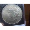 Image 2 : One 1925 US Silver Peace dollar coin,  90% silver, circulated, ungraded, nice coin.