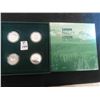 Image 2 : One Set 1999 RCM of Canadian Cats, 4 x 50 cent sterling silver proof coins in presentation box,