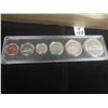 Image 1 : One 1966 RCM uncirculated Canadian set of silver coins and penny, untouched, very high grade,