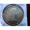 Image 3 : One 1962 Canadian 80% Silver Dollar coin, circulated, ungraded. 