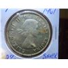 Image 3 : One 1961 Canadian 80% silver dollar coin, circulated, ungraded