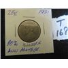 Image 1 : One 1931 Canadian 80% silver 25 cent coin, circulated, ungraded, low mintage year